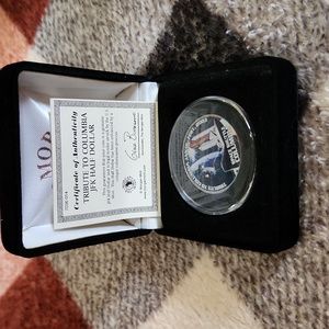 Tribute to Columbia Space Shuttle JFK Half Dollar